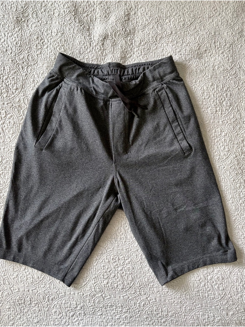 lululemon athletica Men's Athletic Drawstring Shorts - Dark Gray